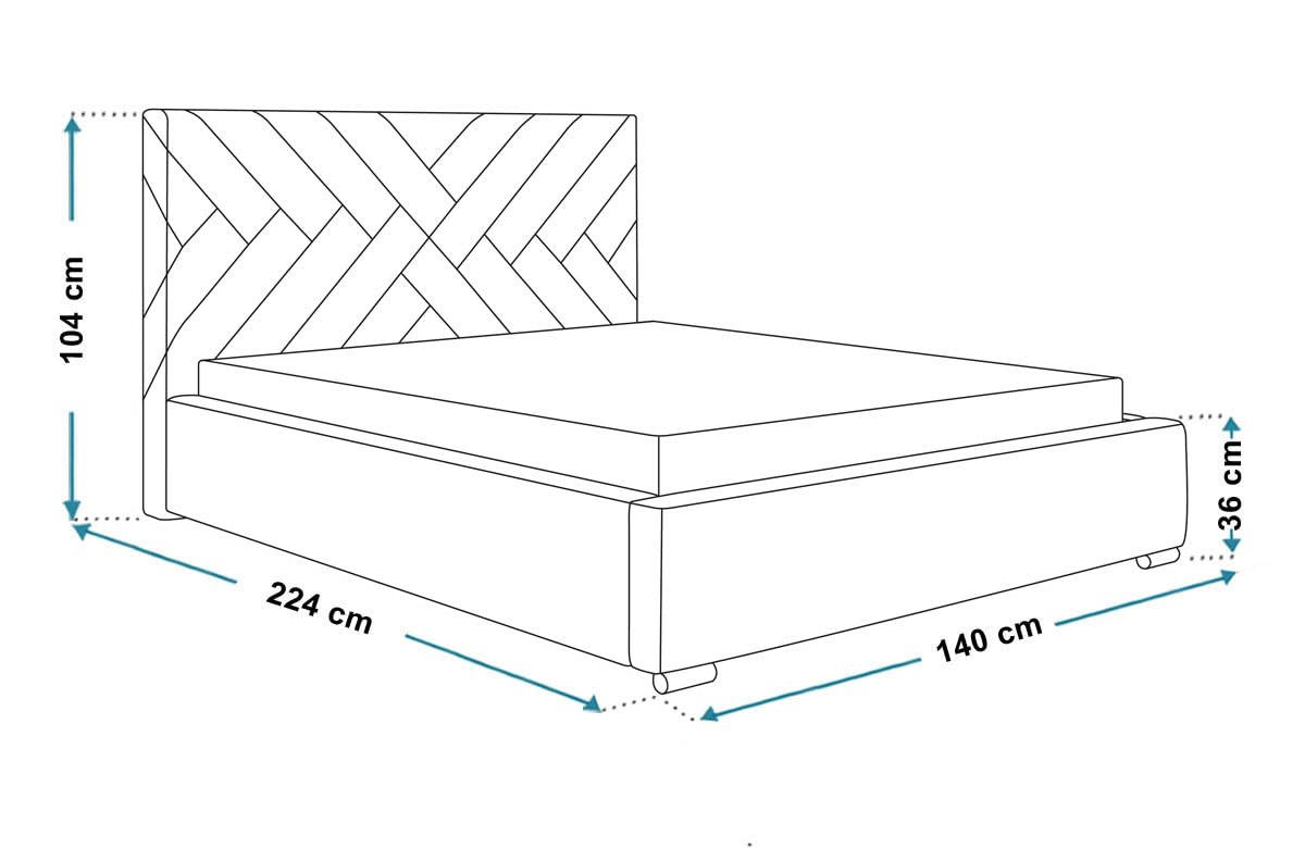 POLSTERBETT Monaco mit Kopfteil, 120x200 cm, Doppelbett mit Bettkasten und Lattenrost aus Holz, Velourstoff Dunkelgrau - Dunkelgrau, Holz/Textil (120/200cm) - Alpi-Möbel