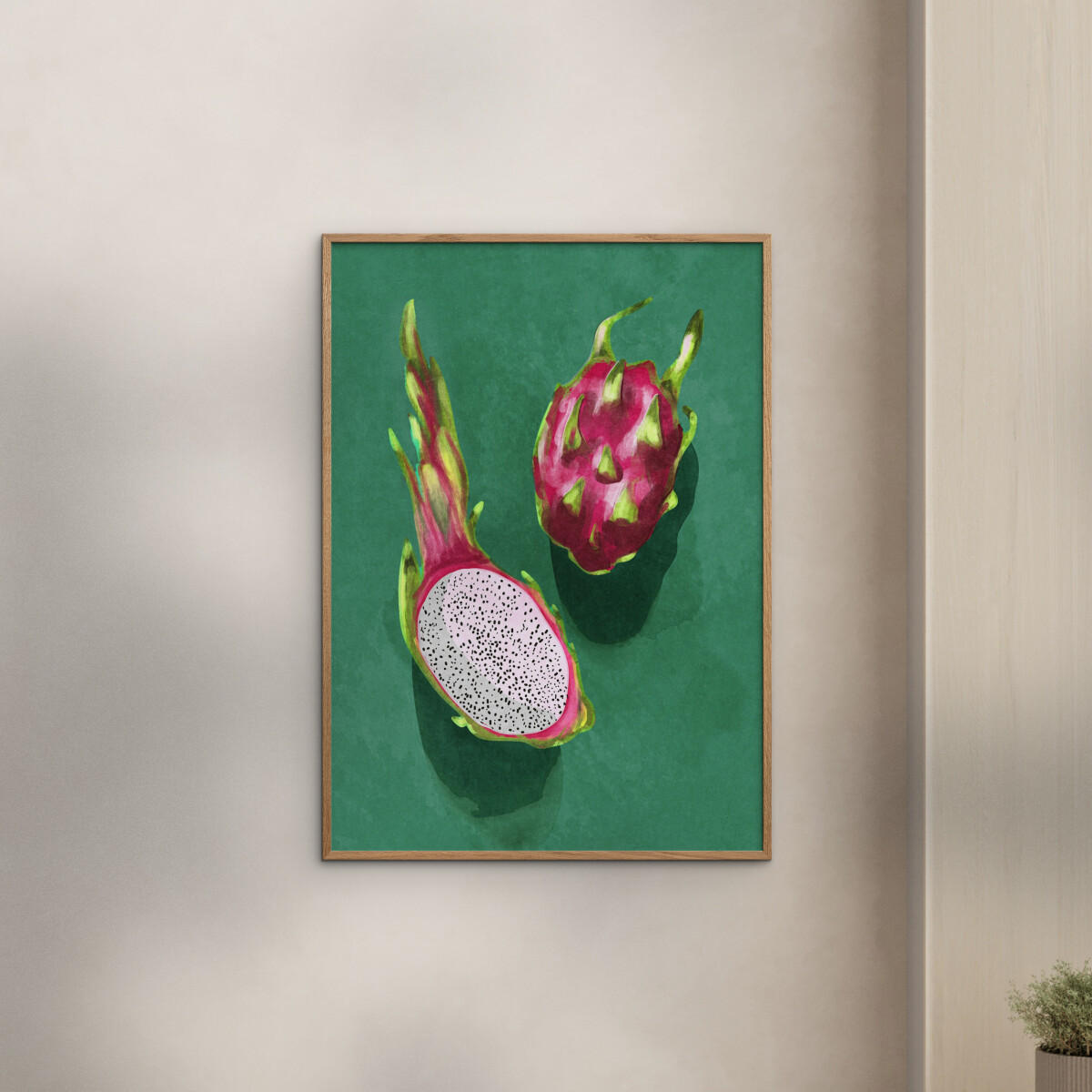 POSTER Raissa Oltmanns - Dragonfruit - Multicolor, Papier (70/100/0.1cm) - Poster&Frame