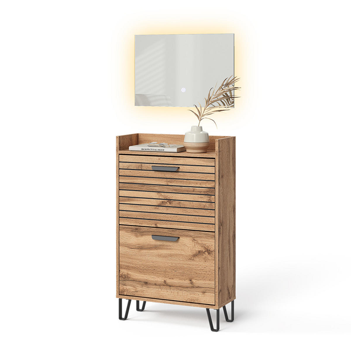 ŠATNÍ SKŘÍŇ Amber Dub Wotan - dub Wotan, kompozitní dřevo (59.8/100/25cm) - Vicco