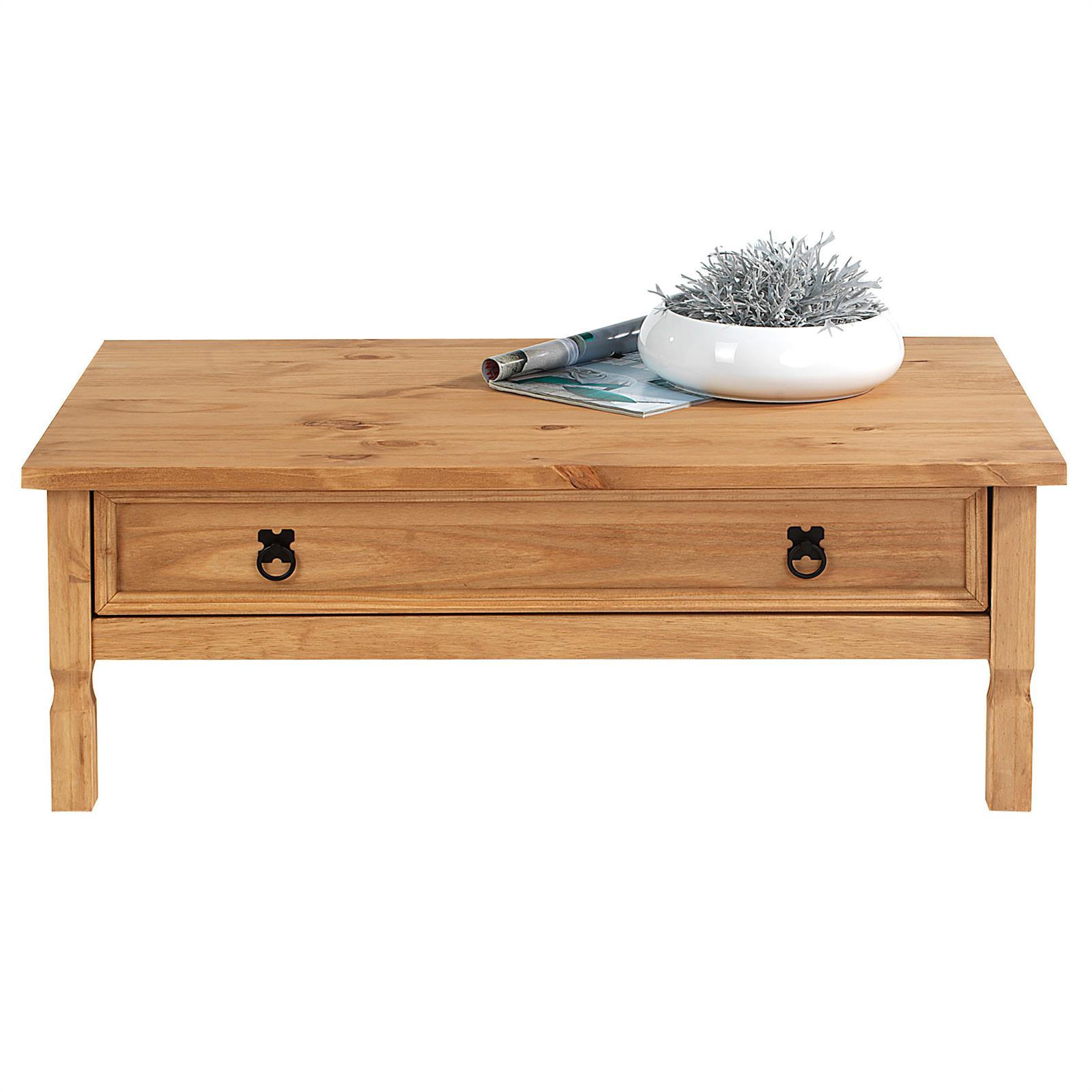 COUCHTISCH TEQUILA - Kieferfarben, Holz (65/100/37cm) - IDIMEX