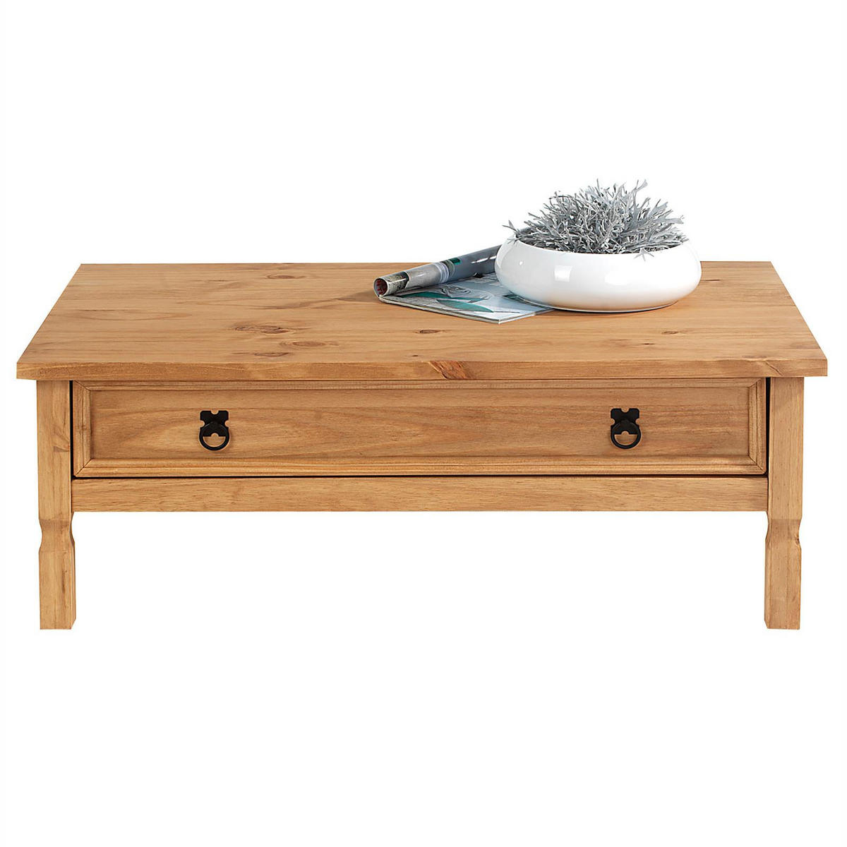 COUCHTISCH TEQUILA - Kieferfarben, Holz (65/100/37cm) - IDIMEX