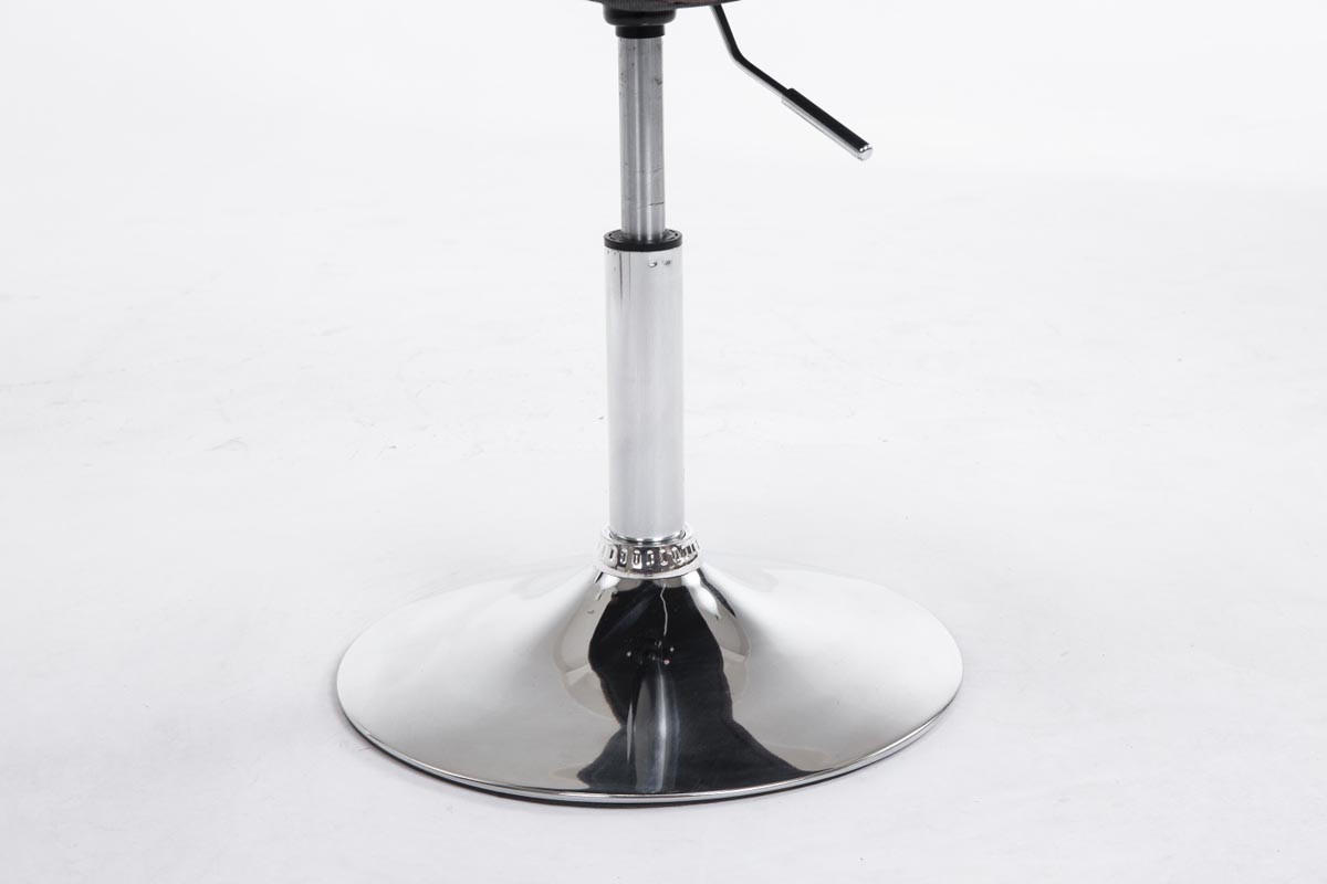 ESSZIMMERSTUHL Peko-Two Stoff, Gestell Metall in Chromoptik Dunkelgrau - Chromfarben/Dunkelgrau, Textil/Metall (43/104/56cm) - TPFLiving