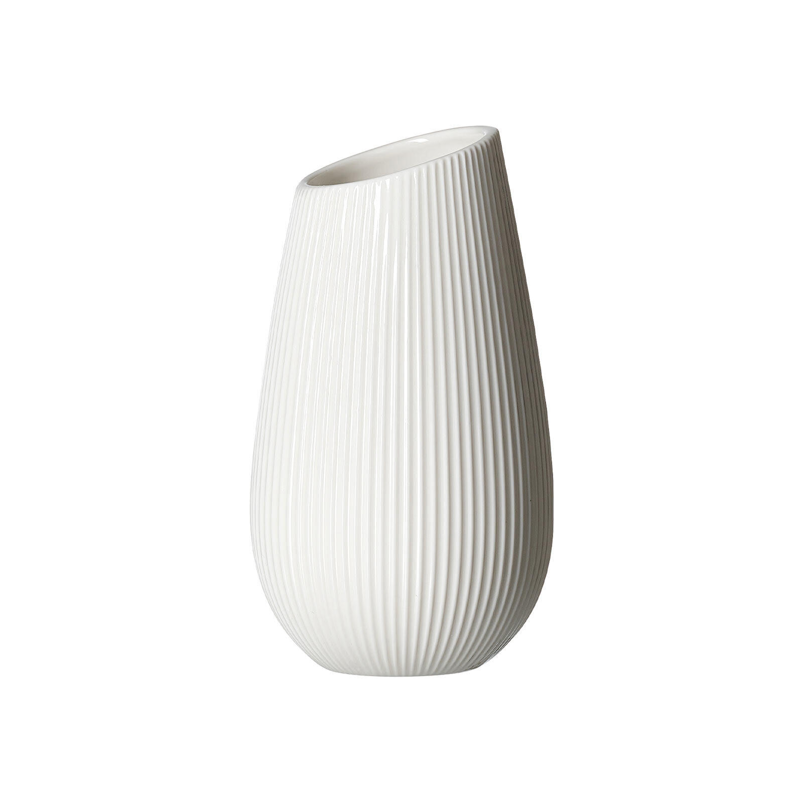 VASE Alma weiß 16 cm - Weiß, Keramik (16cm) - Ritzenhoff Breker