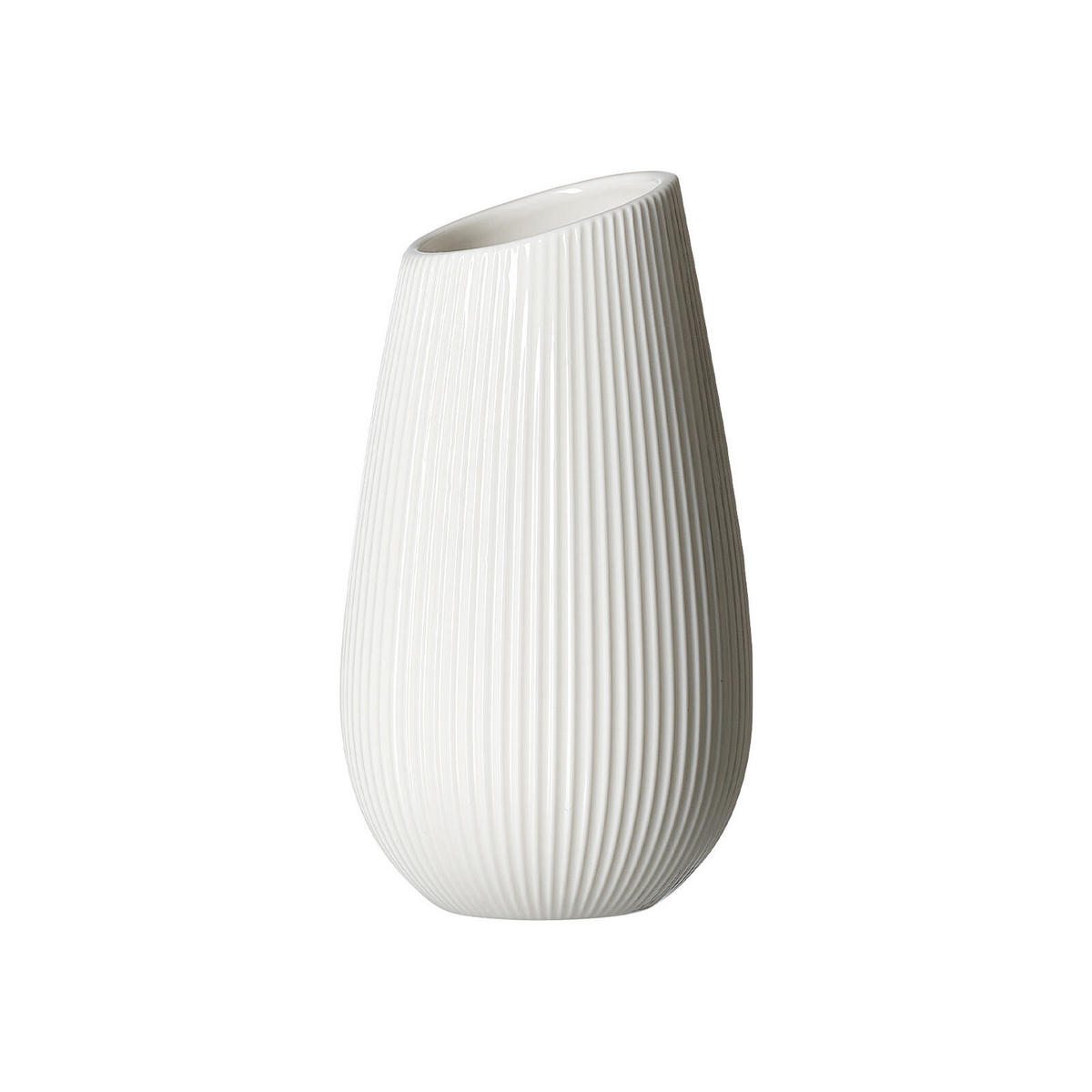 VASE Alma weiß 16 cm - Weiß, Keramik (16cm) - Ritzenhoff Breker
