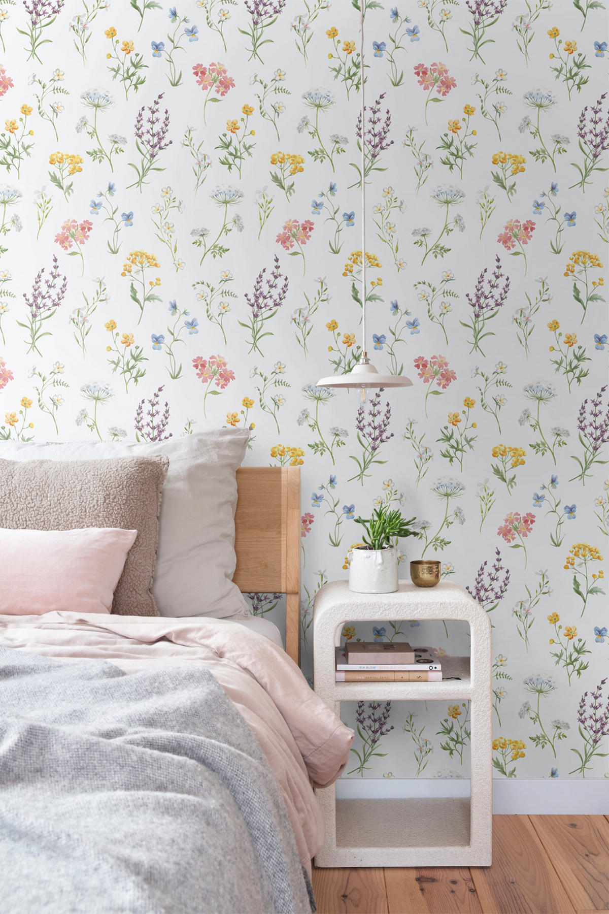TAPETE Blumen 53 cm x 10 m - Grau, Papier (53/1000cm) - Sanders & Sanders