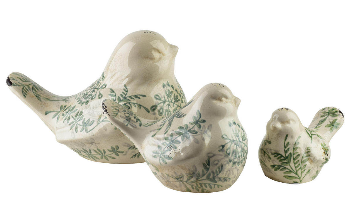 FIGURA, keramika, zelená - zelená barva, keramika (14/14/20cm) - Mondex