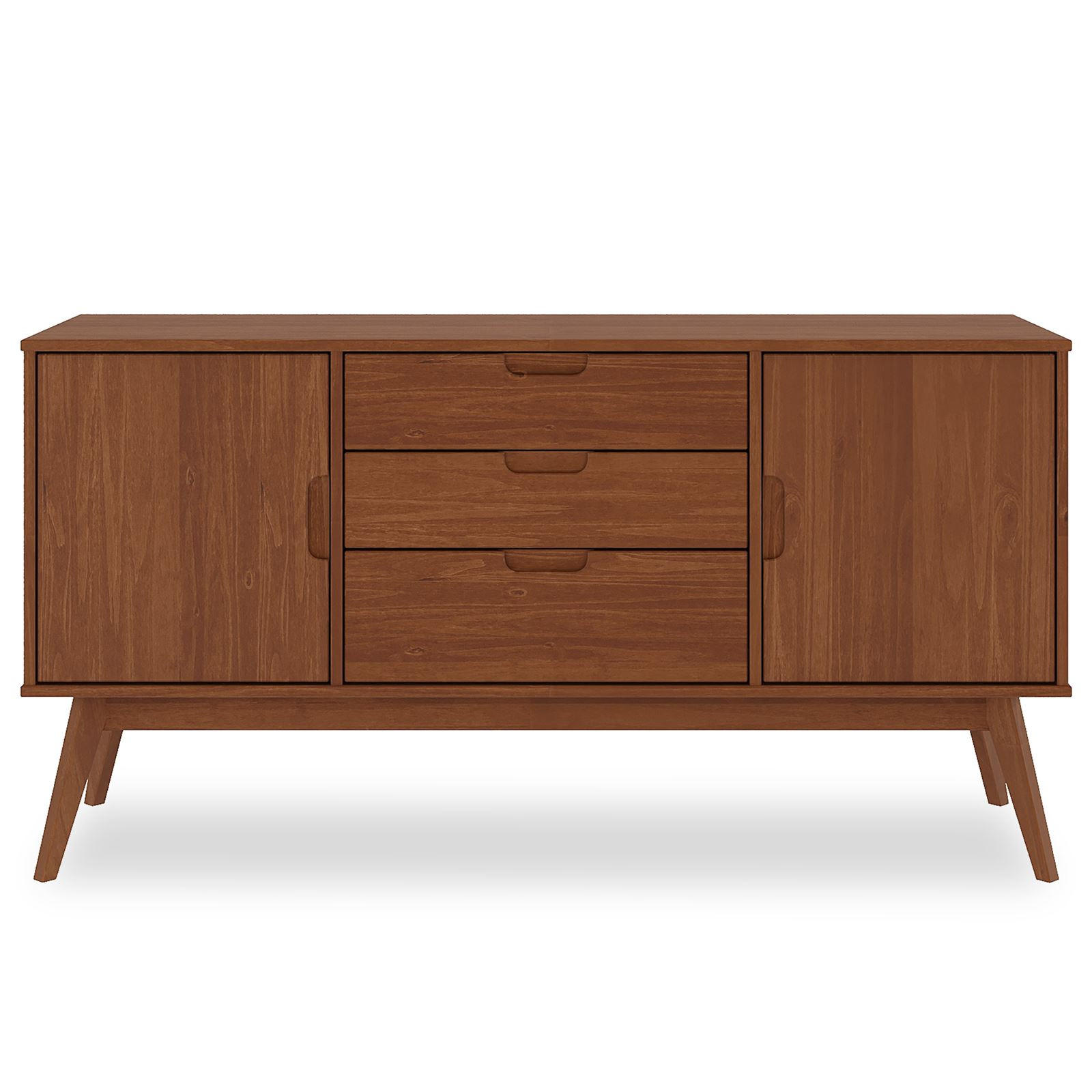 SIDEBOARD TIVOLI - Dunkelbraun, Holz (145/75/45cm) - IDIMEX