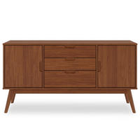 SIDEBOARD TIVOLI - Dunkelbraun, Holz (145/75/45cm) - IDIMEX
