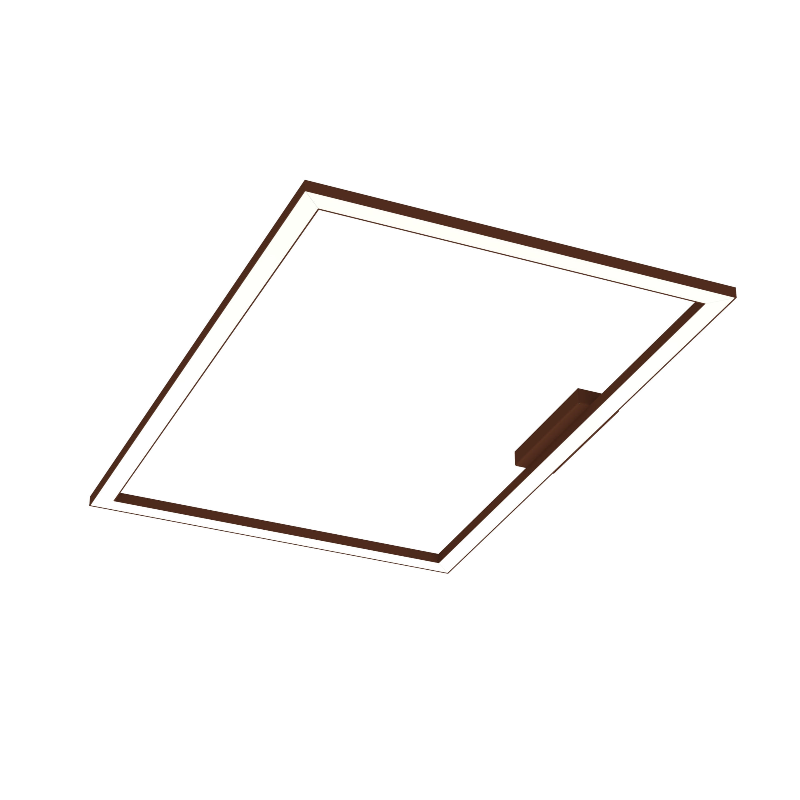 Lumicom Led-Deckenleuchte Dunkelbraun 90x100x60 cm