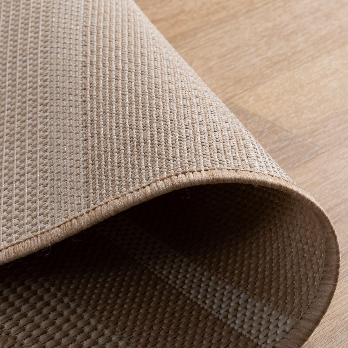 OUTDOORTEPPICH 120/170 cm Bergen Streifen - Beige, Textil (120/170cm) - Steffensmeier