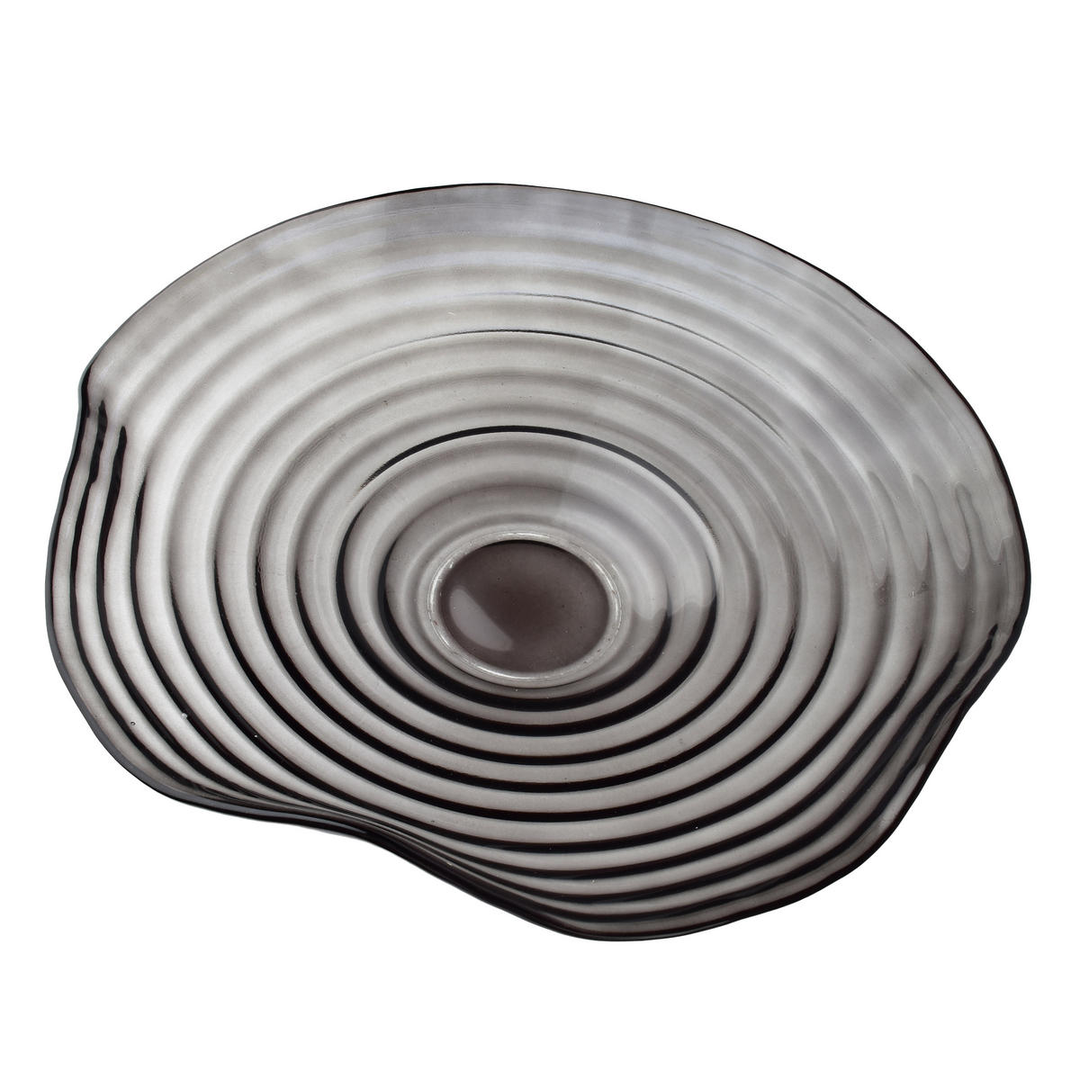 MÍSA DAZ Glass, sklo, grafitová - šedá, sklo (36/11/36cm) - Mondex