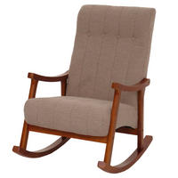 SCHAUKELSTUHL taupe - Taupe, Textil (64/97/85cm) - MCW