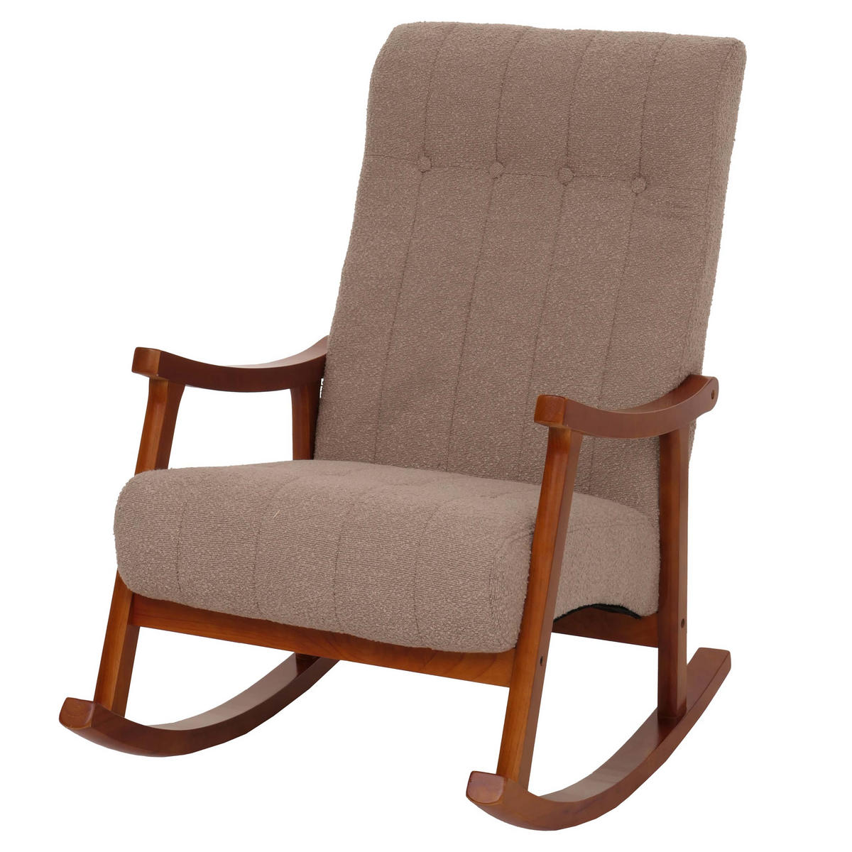 SCHAUKELSTUHL taupe - Taupe, Textil (64/97/85cm) - MCW