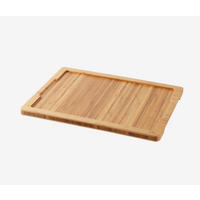 HOLZTABLETT 37,5 x 28 cm FÜR STEAKTELLER 33 x 24 cm Bambus - Braun, Keramik (37.5/28/2cm) - Revol Porcelaine France
