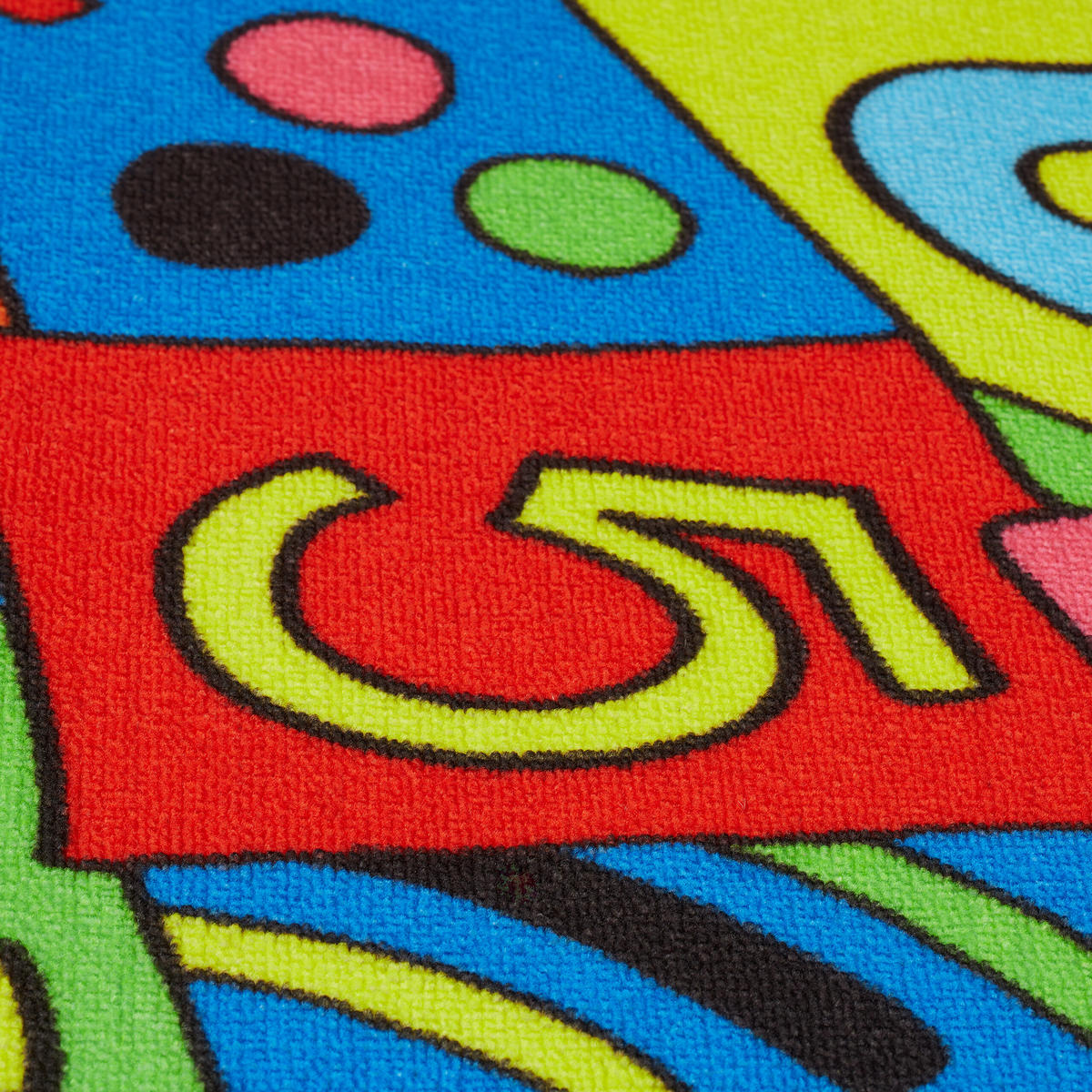 KINDERTEPPICH - Multicolor, Kunststoff/Textil (67/179cm) - Relaxdays