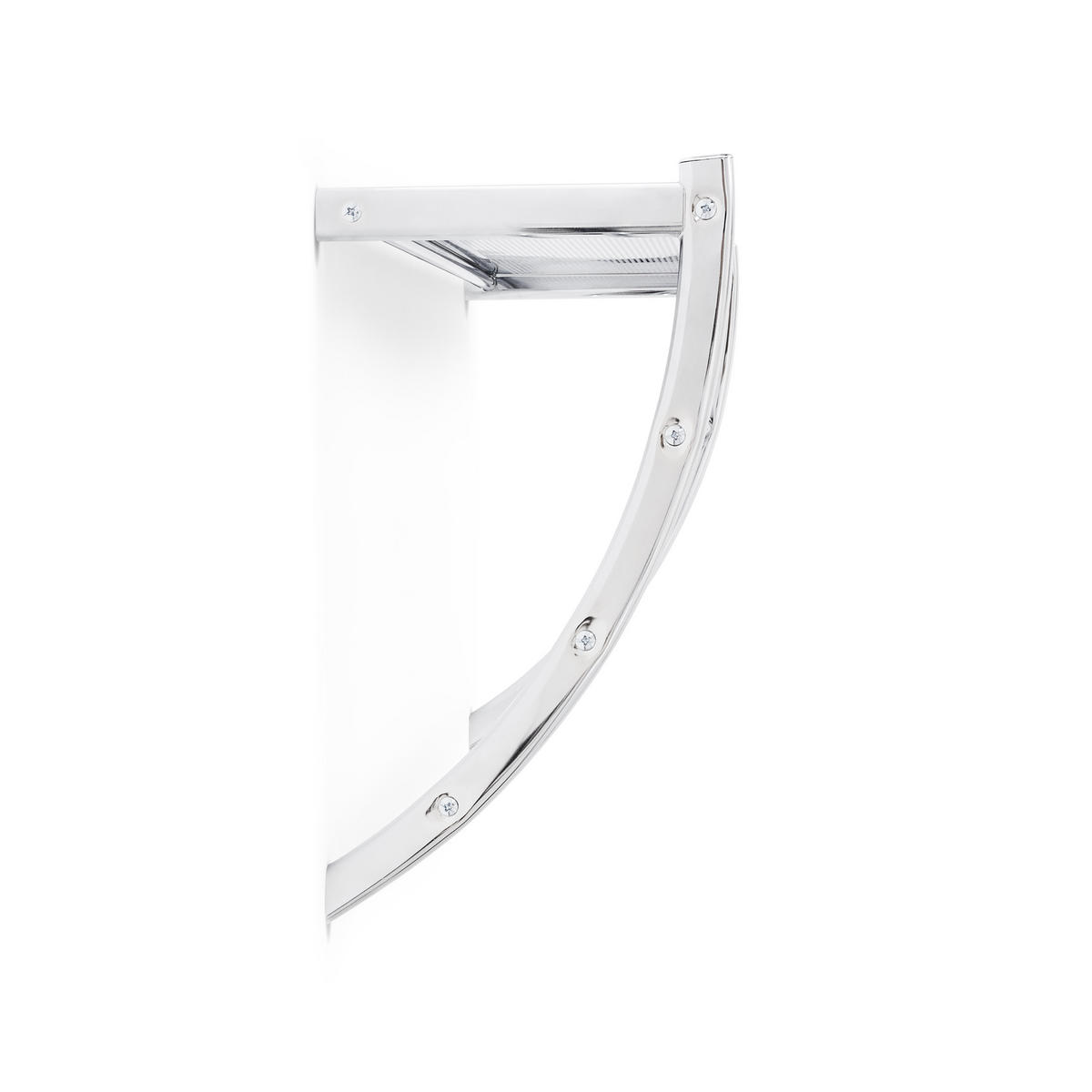 WANDHANDTUCHHALTER - Silberfarben, Metall (56/43/23cm) - Relaxdays