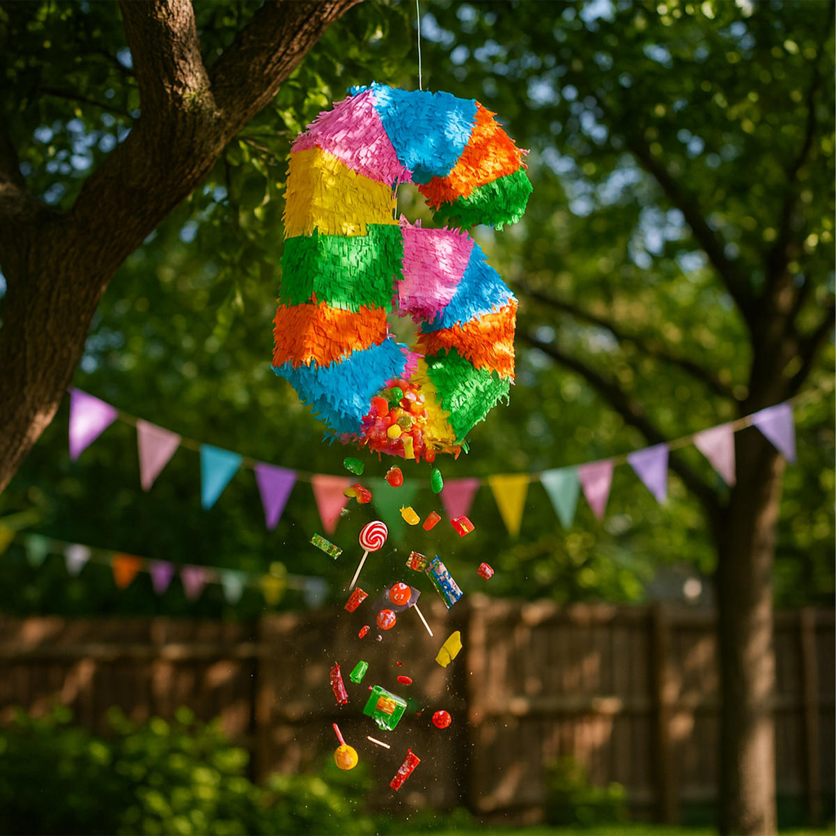 PINATA - Multicolor, Papier/Wellpappe (35.5/50.5/7.5cm) - Relaxdays