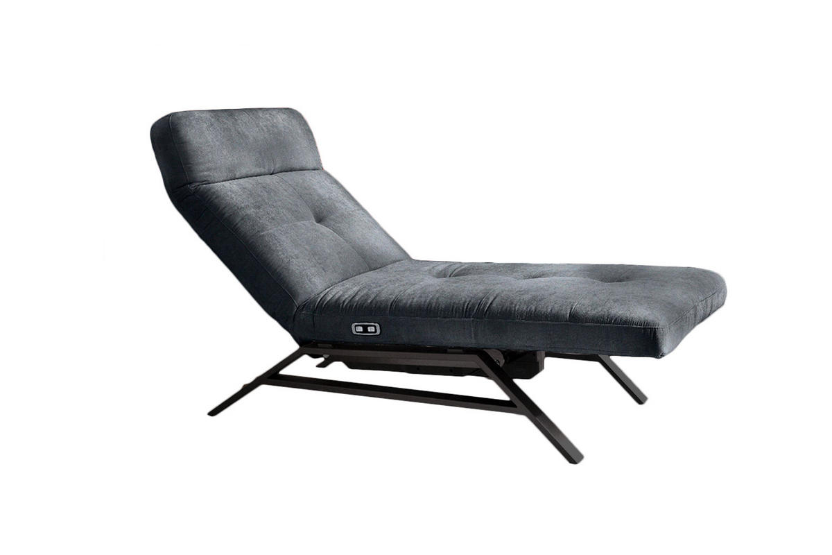 LIEGE AMERIVA Schwarz Velvet - Schwarz, Textil (80/110/158cm) - KAWOLA