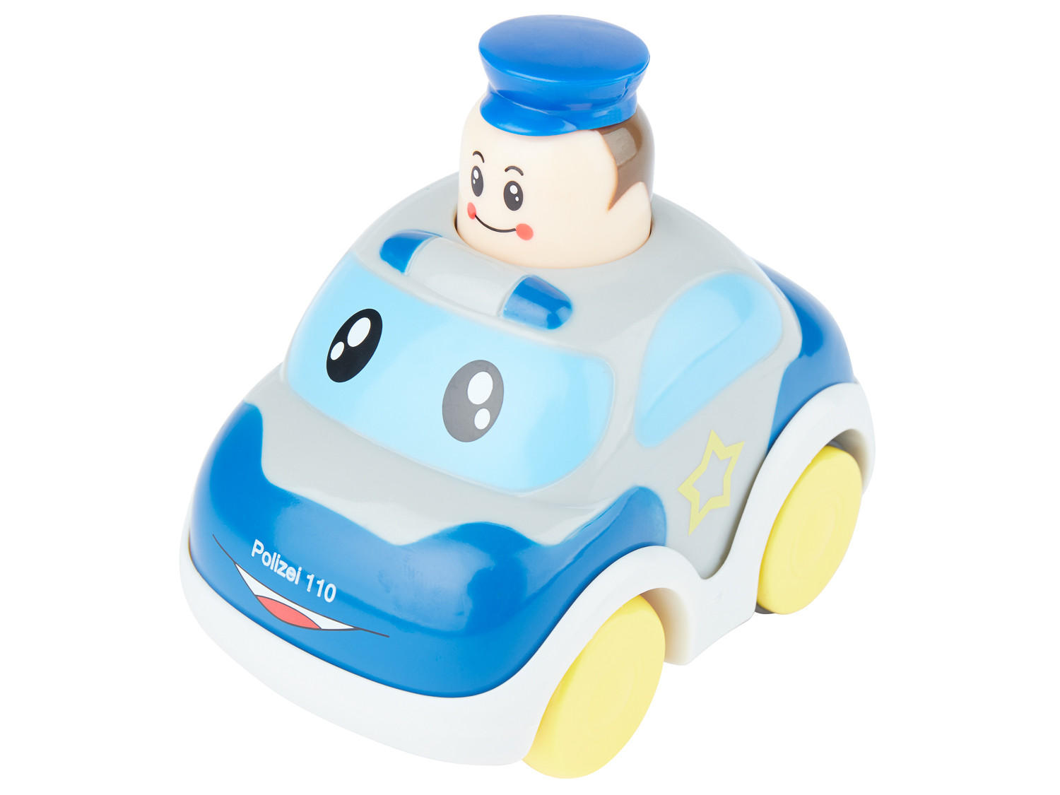 Bieco Spielwaren Aufziehauto Blau 7x11 cm