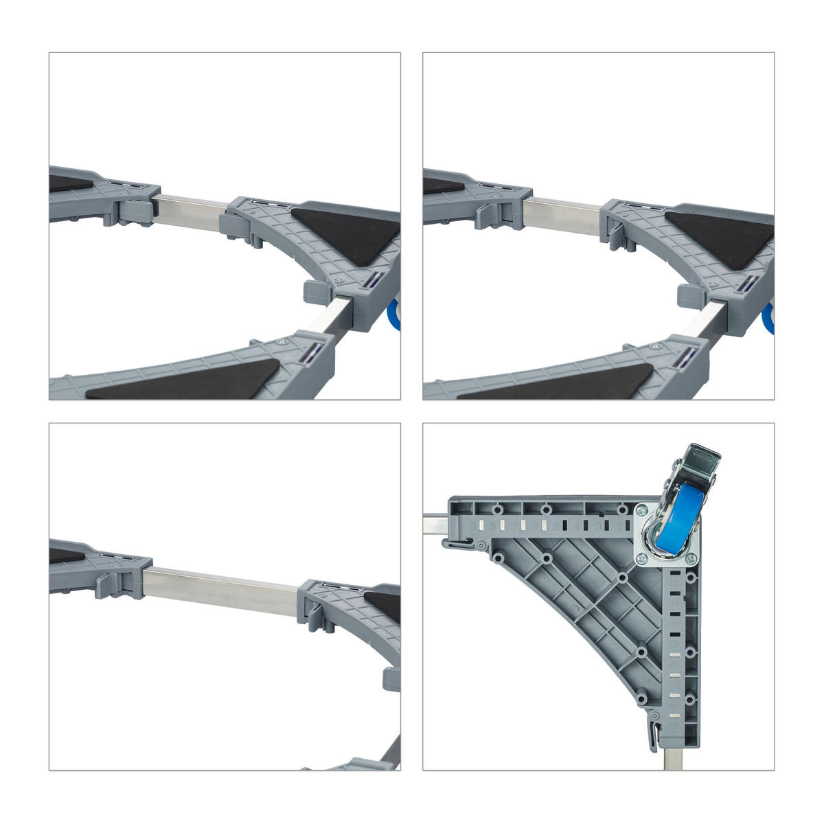 PFLANZENROLLER - Multicolor, Kunststoff/Metall (44/10.5/44cm) - Relaxdays