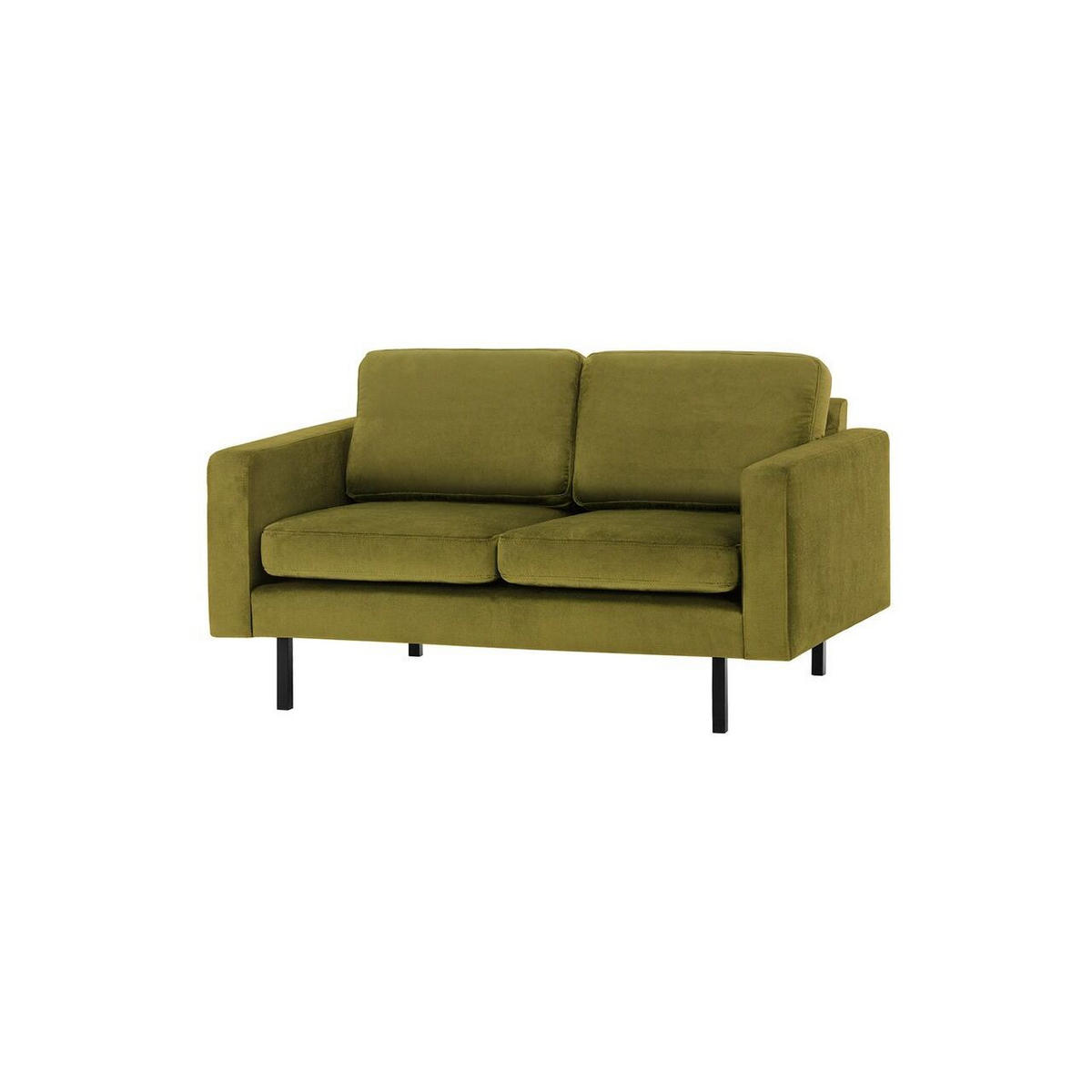 ZWEISITZER-SOFA Lioni-Kronos 17 - Hellgrün, Holz/Textil (143/84/94cm)