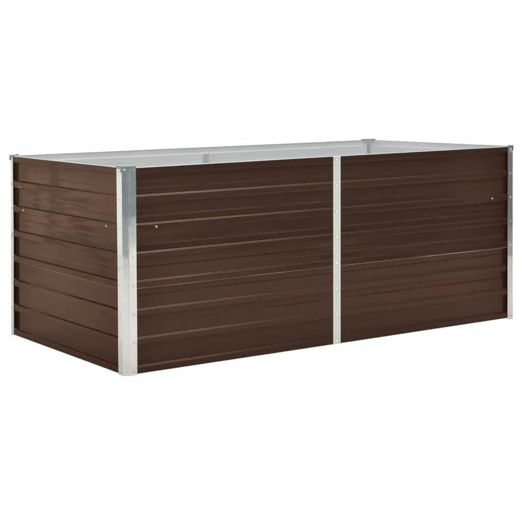 Deluke Hochbeet Braun 160x45x80 cm