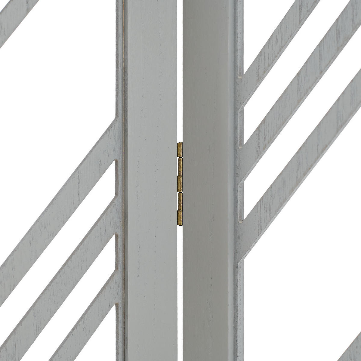 PARAVENT 120/170 cm Grau Holz - Grau, Holz (120/170/2cm) - Homestyle4u