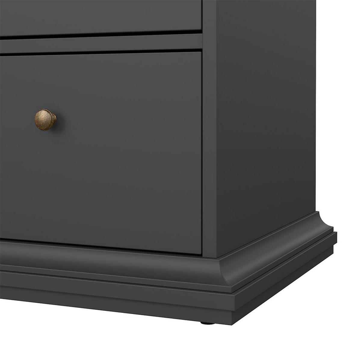 KOMMODE Schwarz - Schwarz, Holzwerkstoff (183/87/48cm) - ebuy24