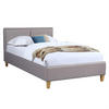 POLSTERBETT ANAIS 120X200 CM - Grau, Textil (120/200cm) - CARO-Möbel