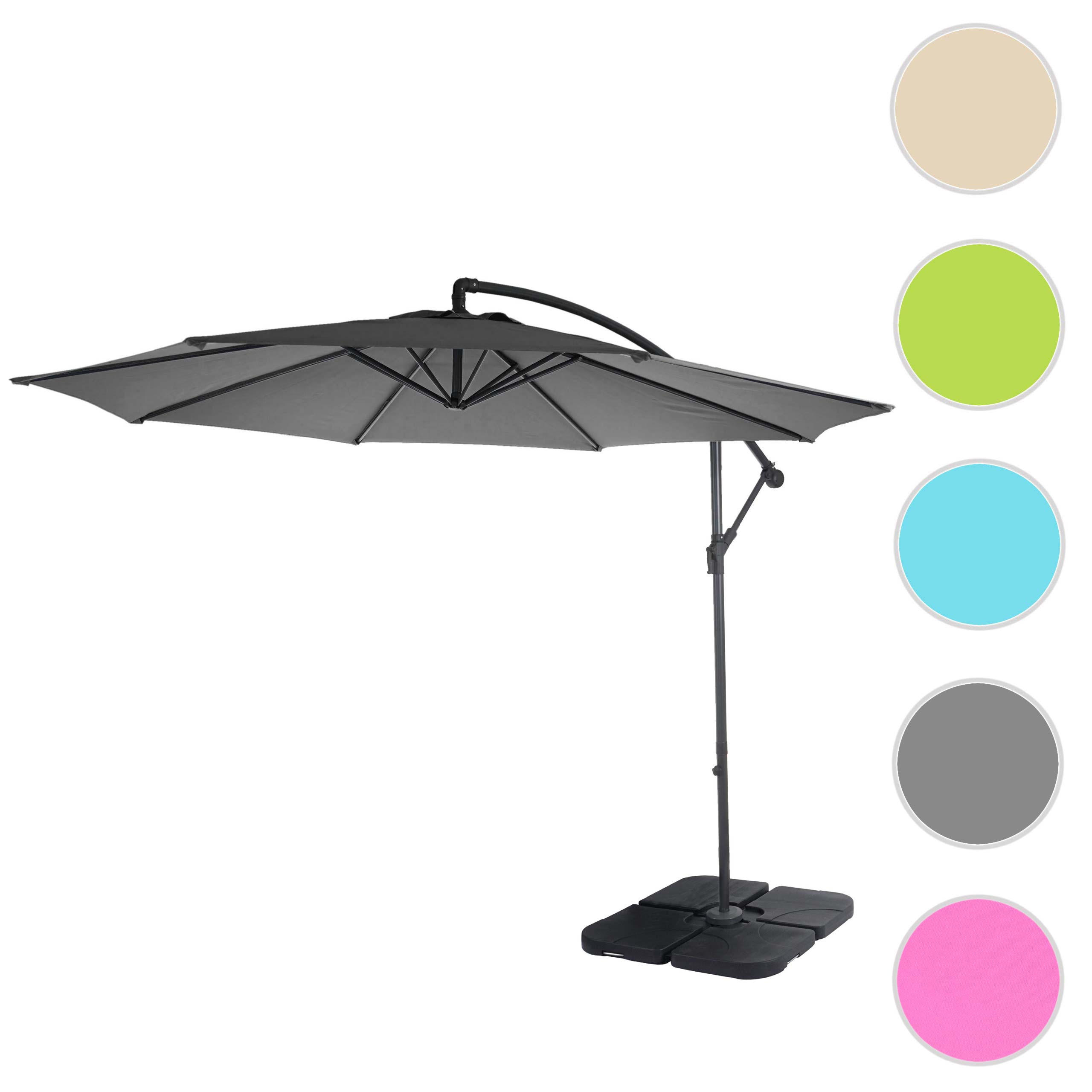 AMPELSCHIRM NEIGBAR Grau - Grau, Textil (360/295cm) - MCW