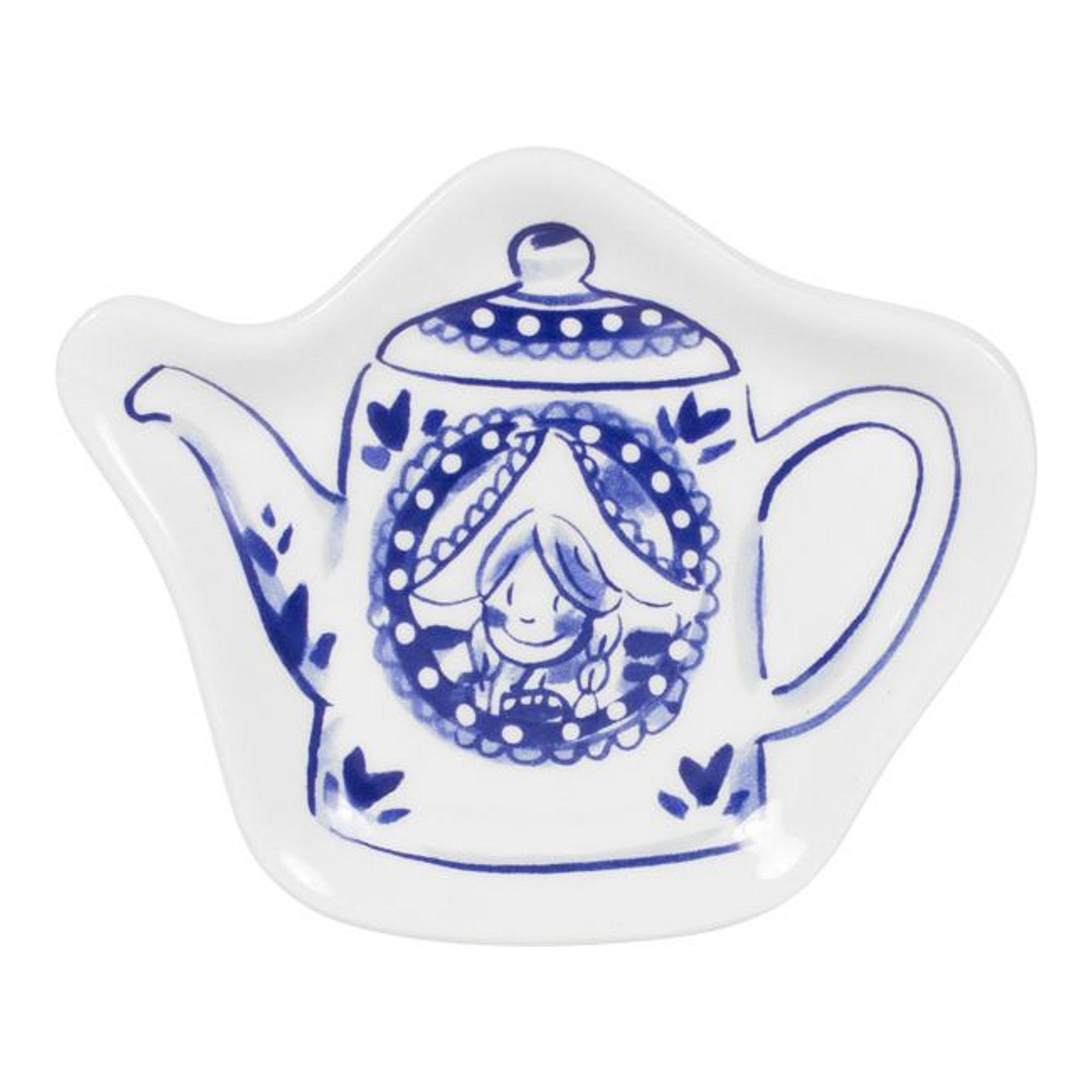 TELLER Delfts Blond in Blau - 12 x 8cm - Blau, Keramik (12cm) - Blond Amsterdam