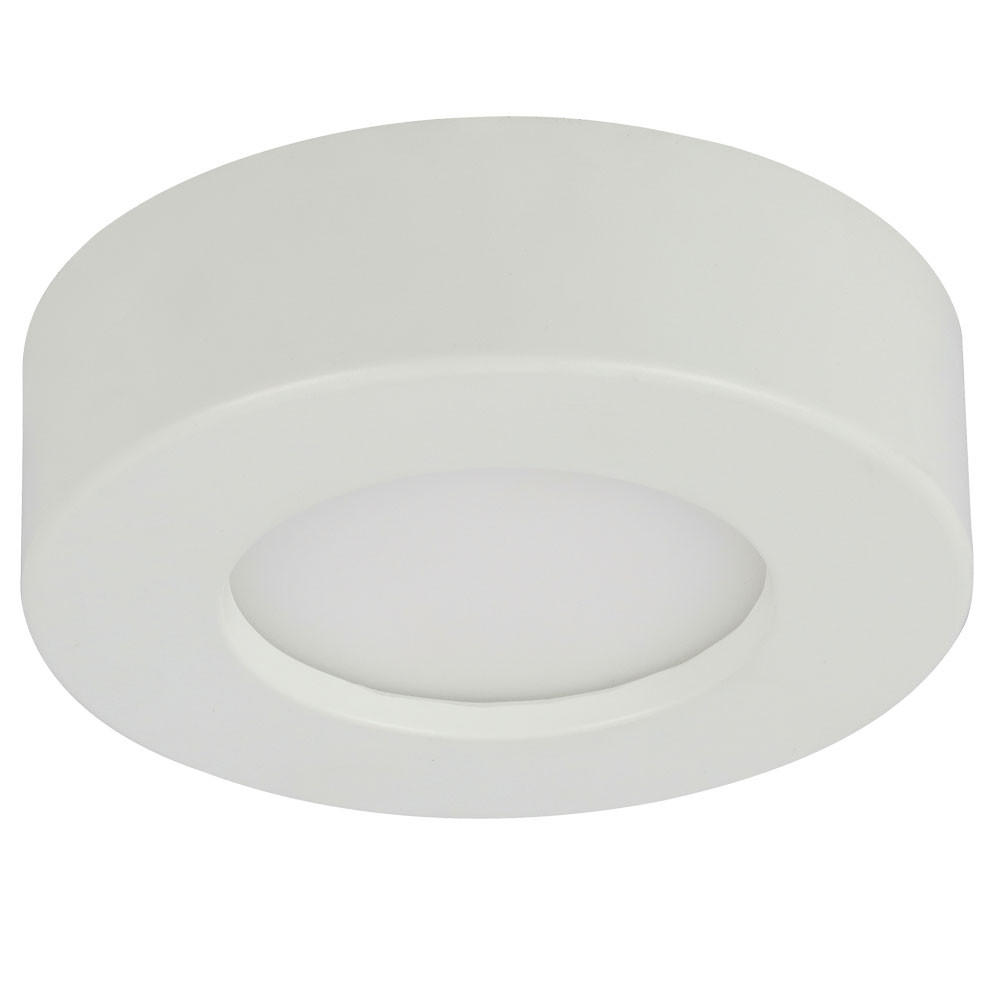 LED DECKENLEUCHTE PAULA Weiß Kunststoff - Weiß, Kunststoff (12.2/12.2/3.5cm) - Globo Lighting