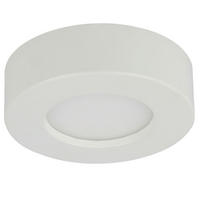 LED DECKENLEUCHTE PAULA Weiß Kunststoff - Weiß, Kunststoff (12.2/12.2/3.5cm) - Globo Lighting