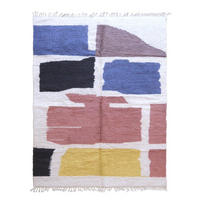 BERBERTEPPICH grafisch Wolle 246x 348 cm - Multicolor, Naturmaterialien (246/348cm) - AFK Living