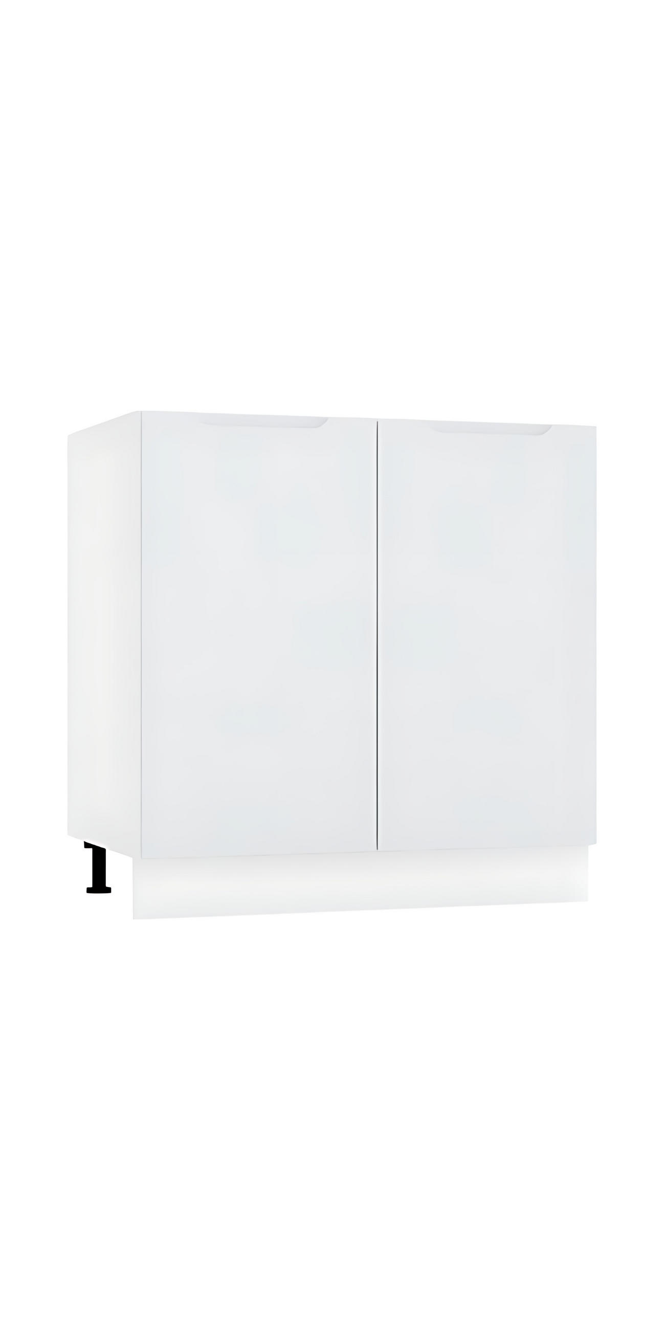 UNTERSCHRANK D80 - Zivora - Elegante Stauraum Idee - Hellgrau, Holz (80/82/52.4cm) - ROYAL24_MARKT