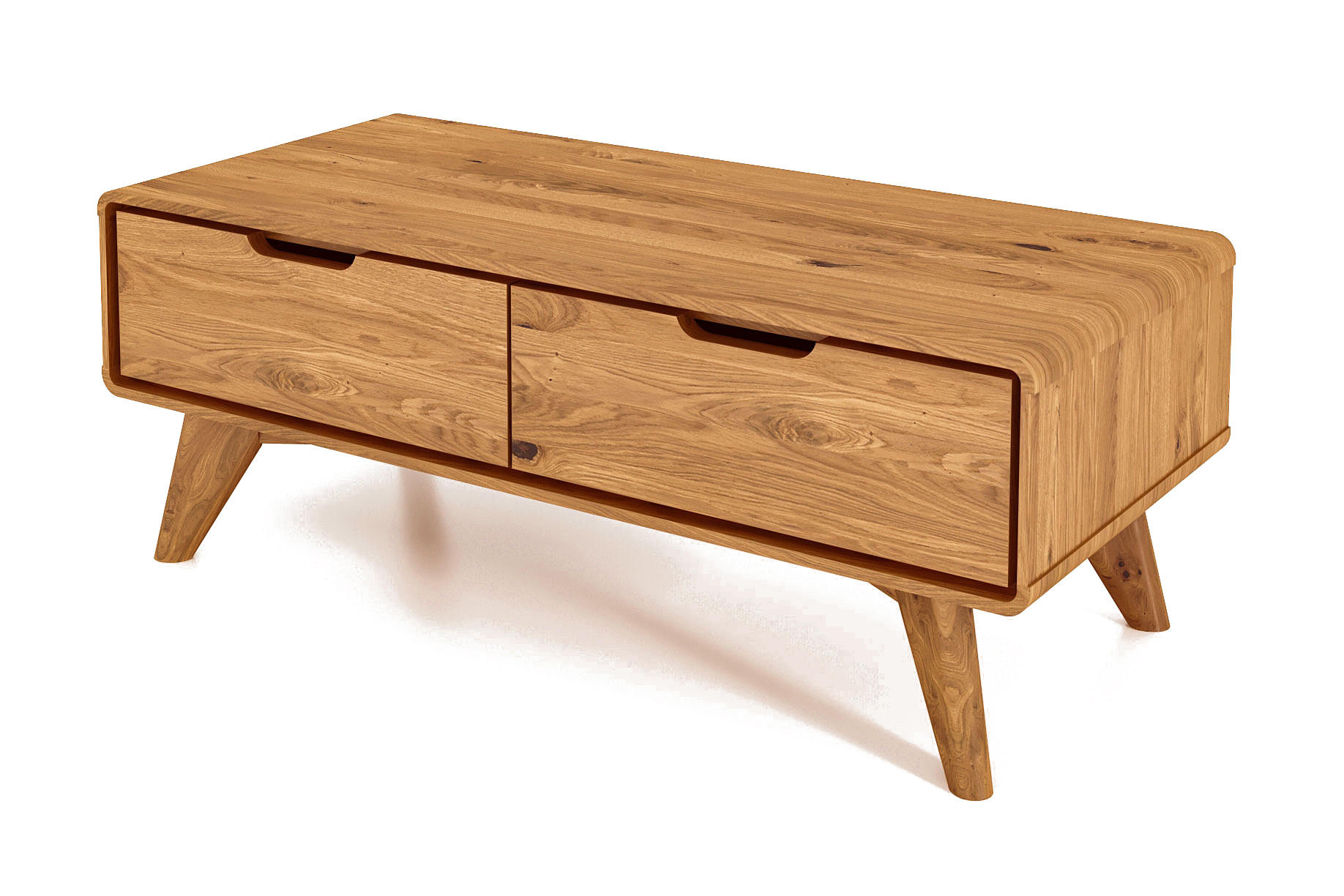GREG TV-SCHRANK Wildeiche - Wildeiche, Holz (90/33/40cm) - byoak