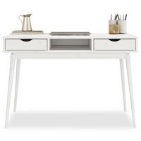 SCHREIBTISCH STEFANO weiß - Weiß, Holz (50/110/75cm) - IDIMEX