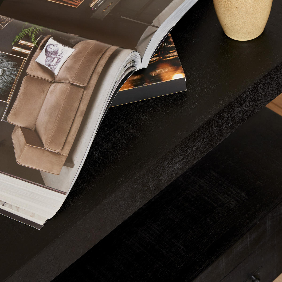 TV-MÖBEL Boaz Schwarz 45/150/60 cm - Schwarz, Holz (150/60/45cm) - Starfurn