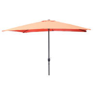 SONNENSCHIRM spezia terrakotta rechteckig 2 93 x 1 93 cm gerade - Terracotta, Metall (193/293cm) - Concept Usine