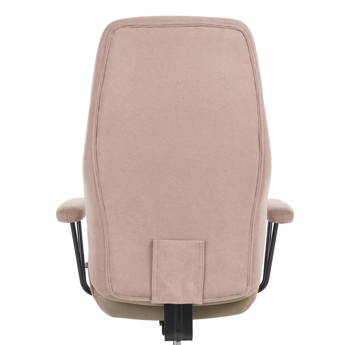BÜROSTUHL Stoff Taupe Titan - Taupe, Textil (72/118/65cm) - Beliani