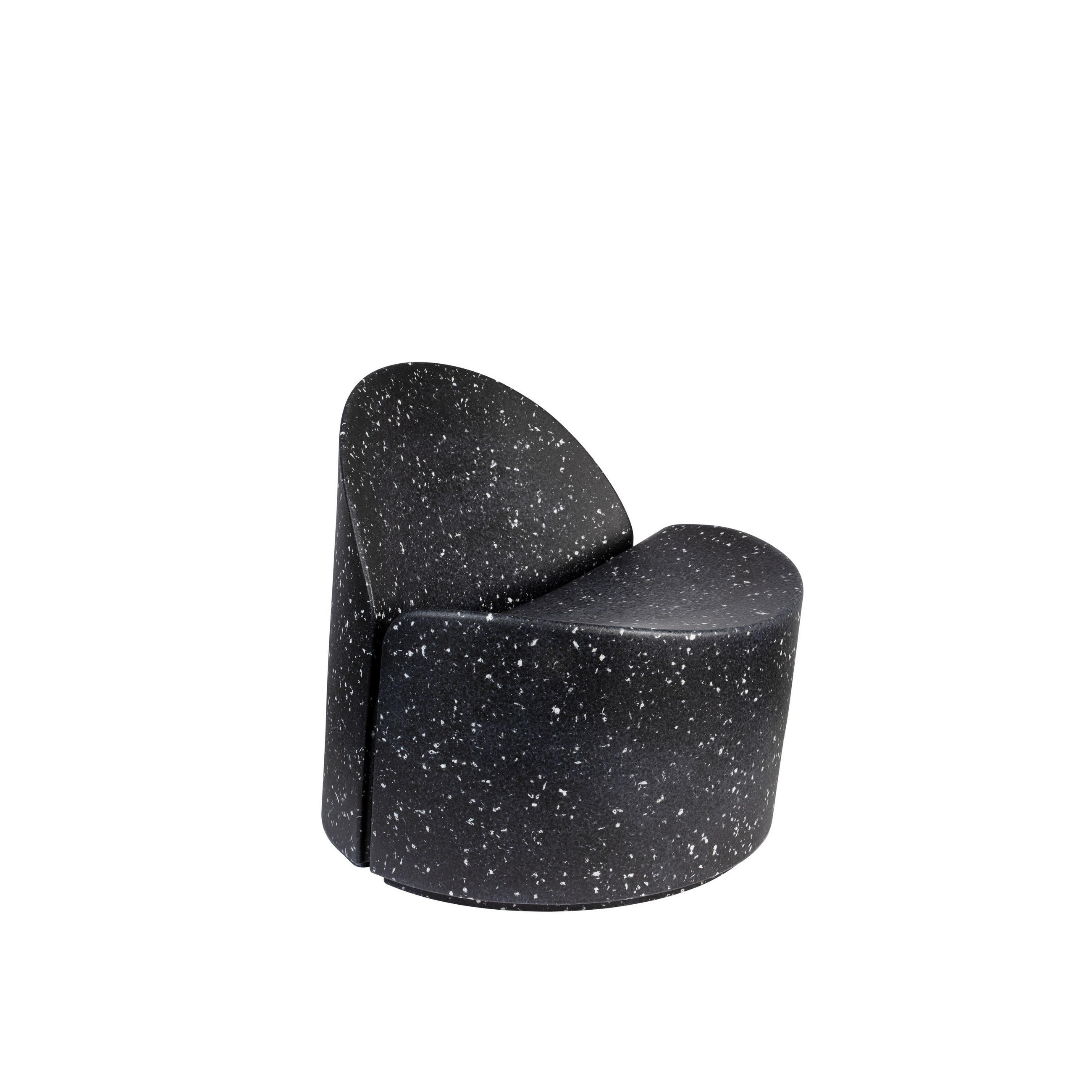 SESSEL Bloom Schwarz - Schieferfarben, Kunststoff (69/70/72cm) - Zuiver