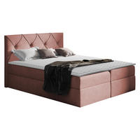 BOXBETT Crystal - Rosa, Holz (120/200cm) - MIRJAN24