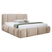 POLSTERBETT Bianco Boucle - Beige, Holz/Textil (120/200cm) - MIRJAN24