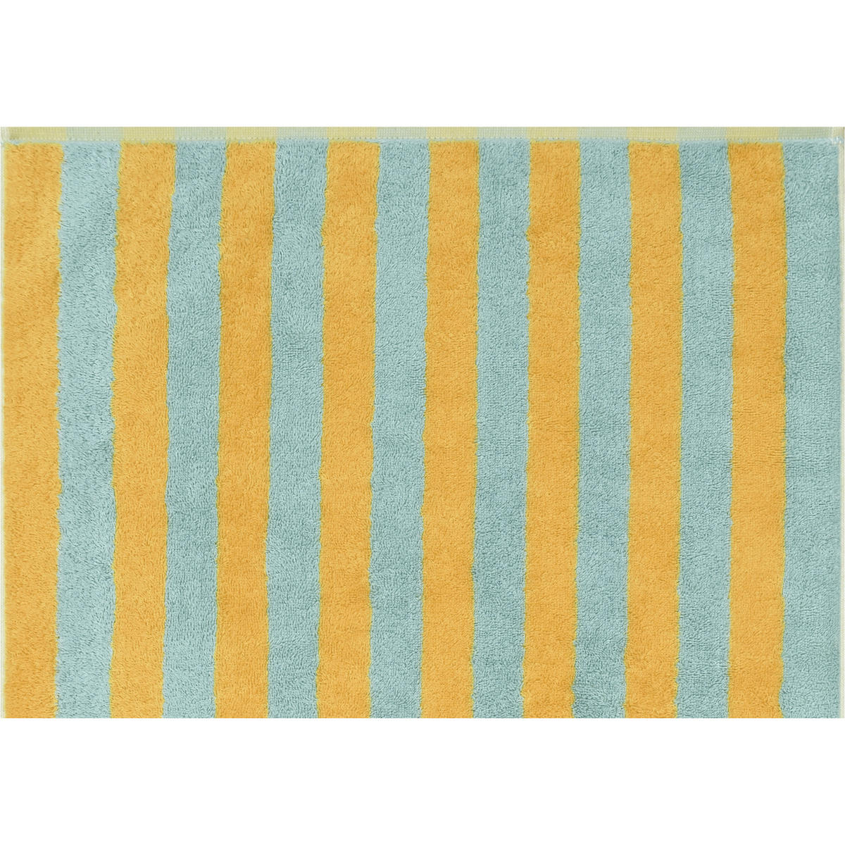 HANDTÜCHER BOLD STREIFEN 6277 MINT/GELB - 45 - Gelb, Textil (50/100cm) - Cawoe