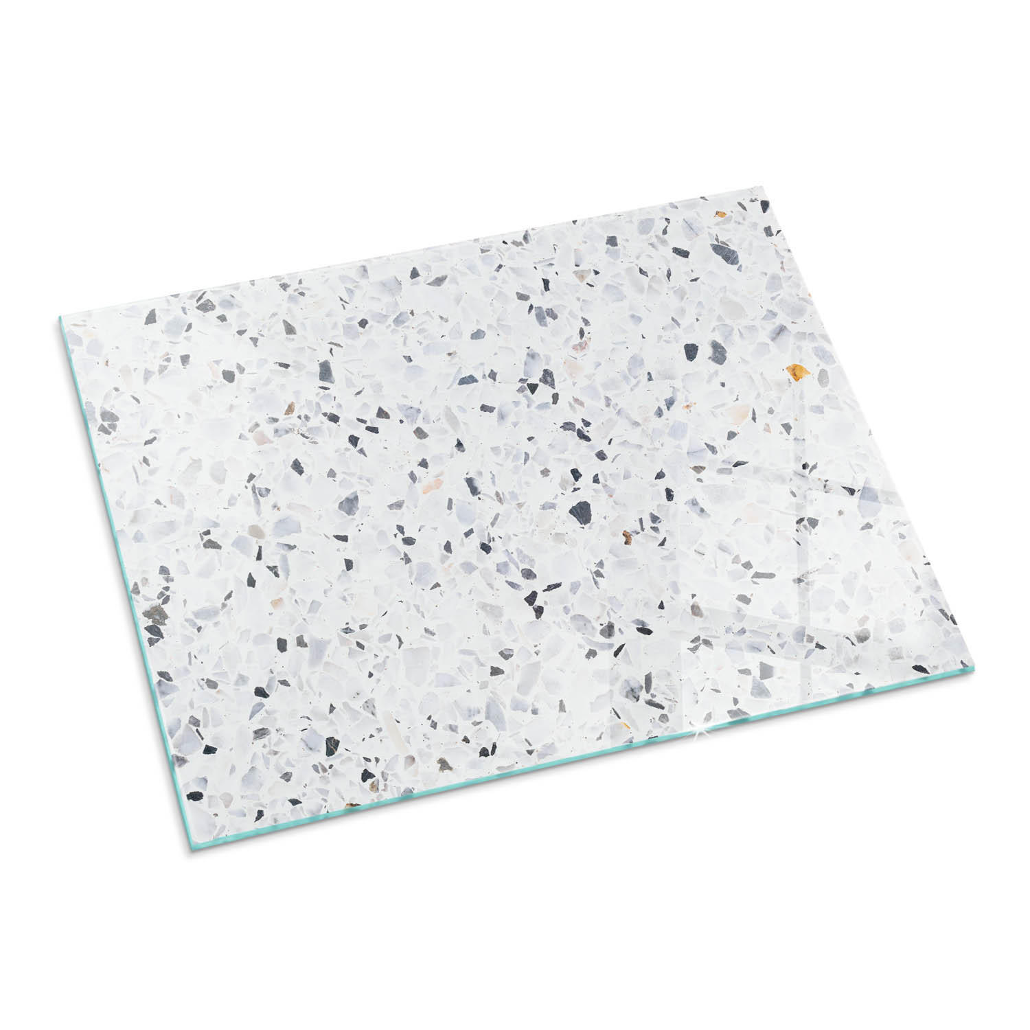 GLASPLATTE für Kamin 80x60 cm Weiß - Weiß, Glas (80/60/0.4cm) - ArtPrintCave