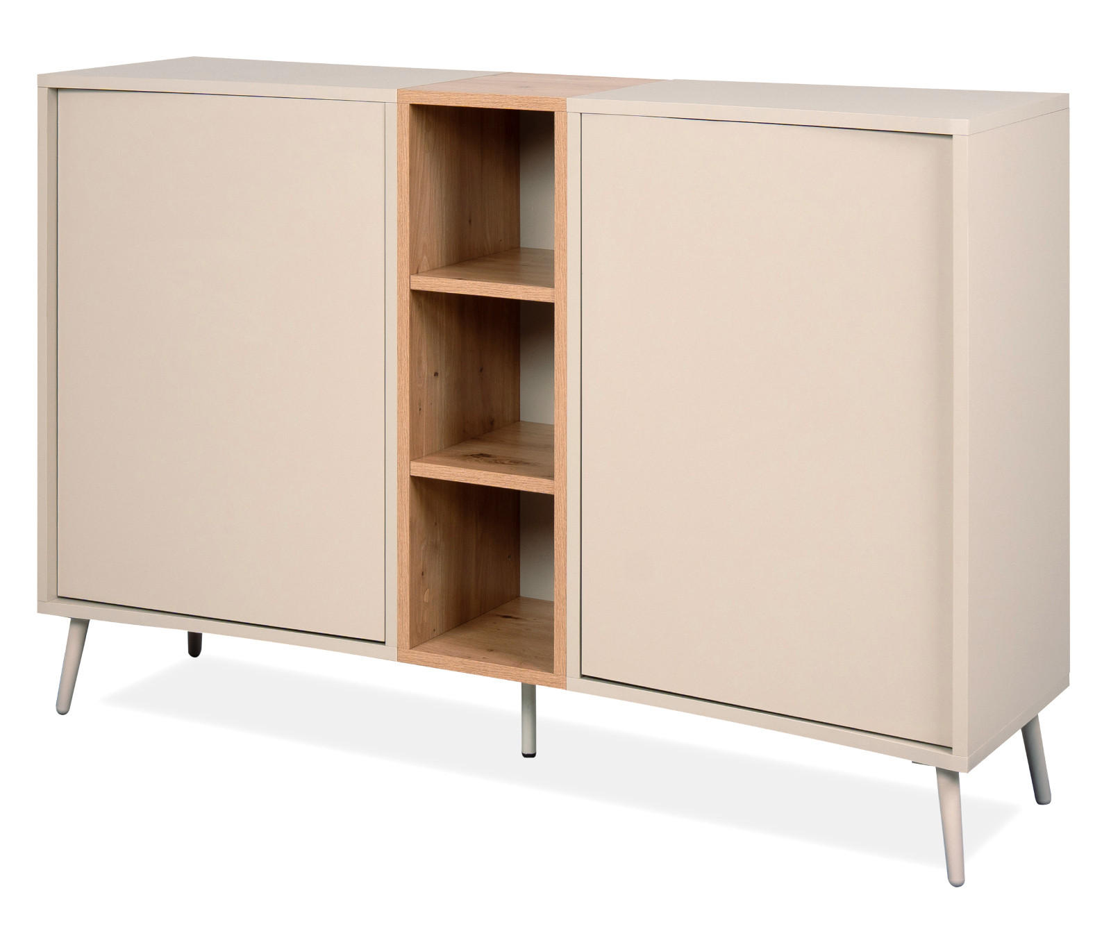 Furn.Design Sideboard Kaschmir, Eiche Artisan 135x90x37.5 cm