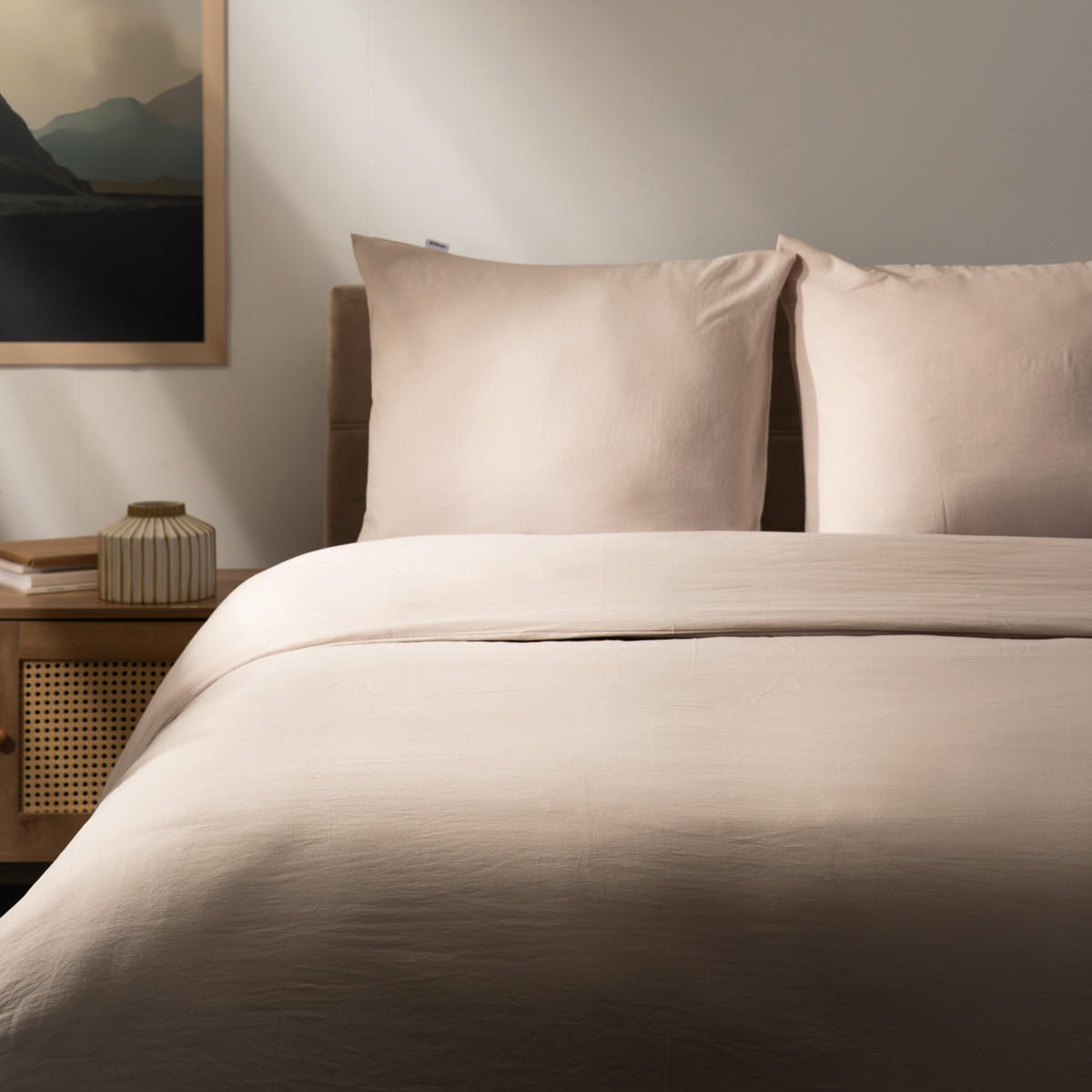 BETTWÄSCHE Maisy beige 160/200 cm - Beige, Textil (160/200cm) - Homla