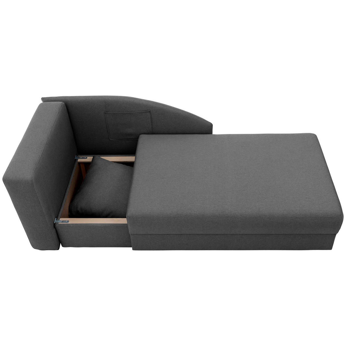 RECAMIERE Armlehne links Kalila Flachgewebe anthrazit - Anthrazit, Kunststoff (154/86/93cm) - 58aufmkessel