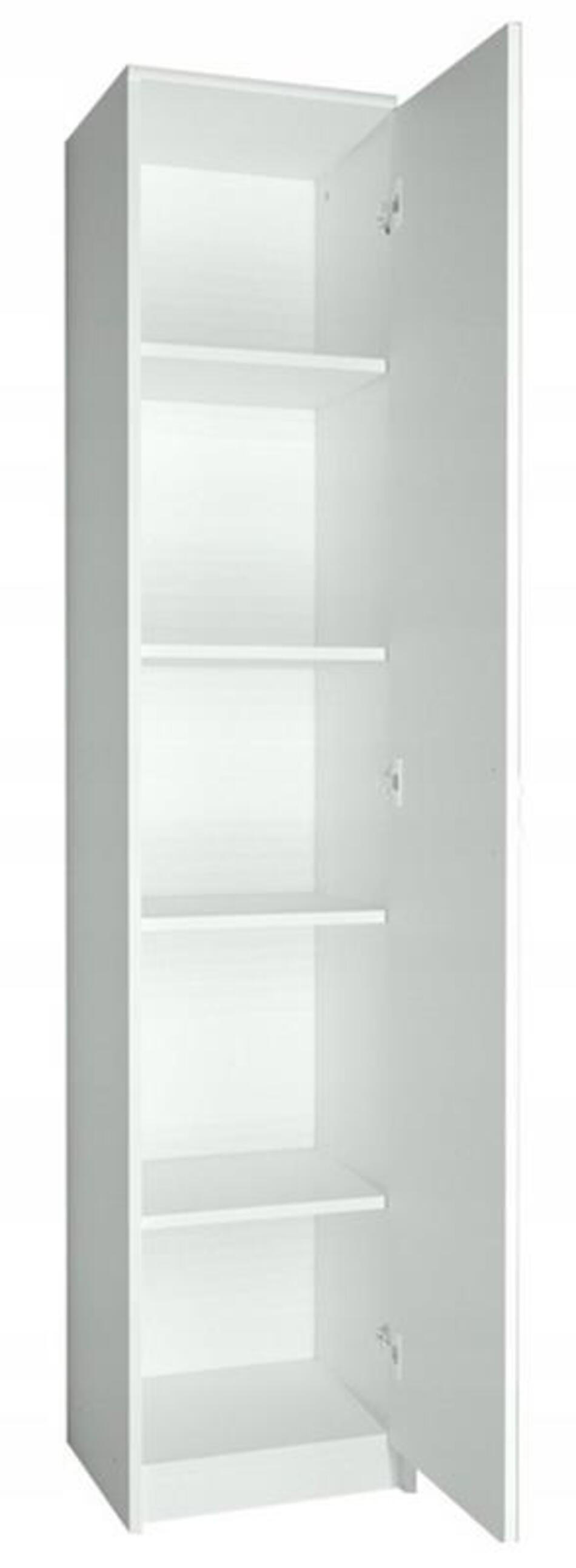 BÜCHERREGAL R8 Weiß 39/35/180 cm - Weiß, Holzwerkstoff (39/180/35cm) - Matkam Möbel