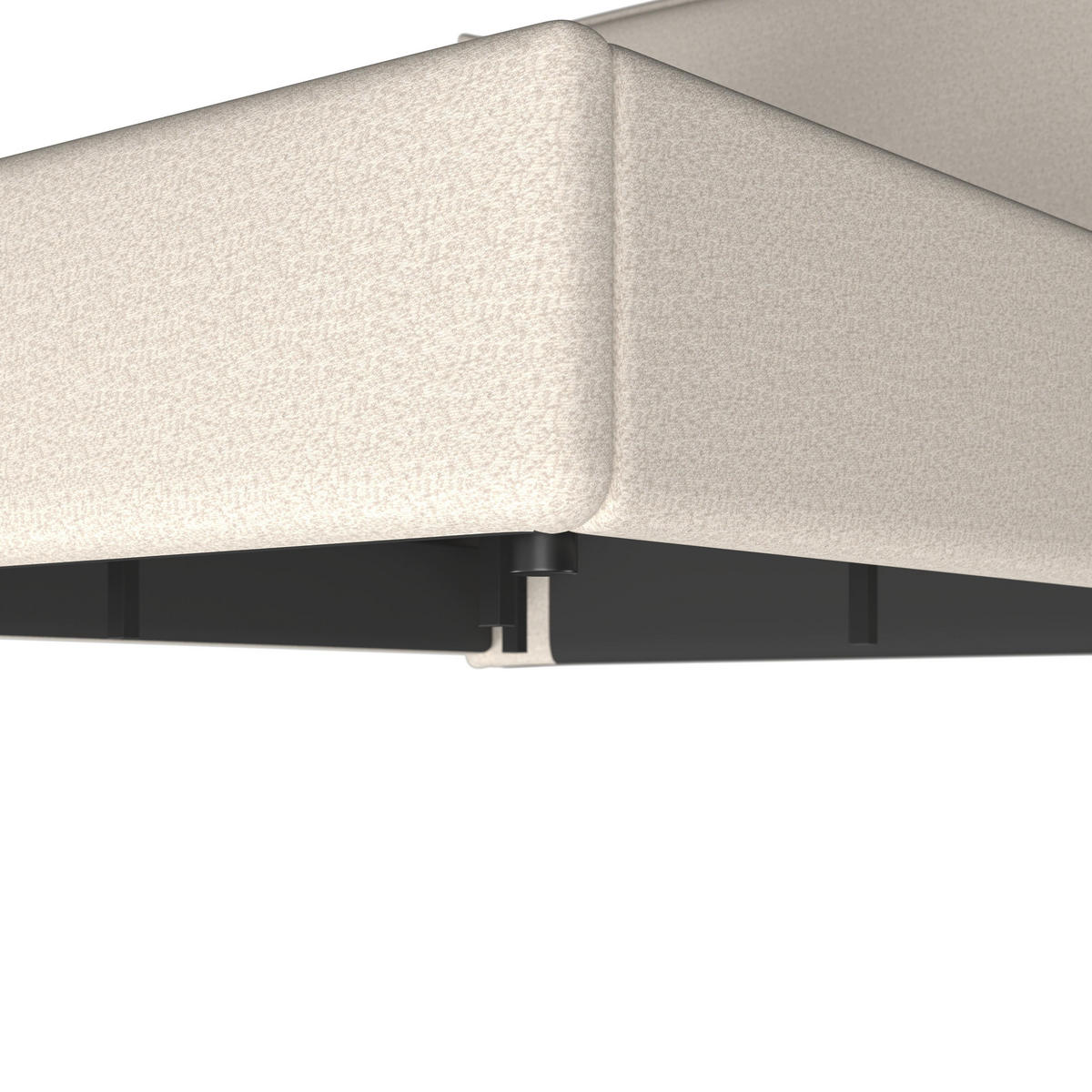 POLSTERBETT Alba Beige ca. 180 / 200 cm - Beige, Holz - Bessagi Home